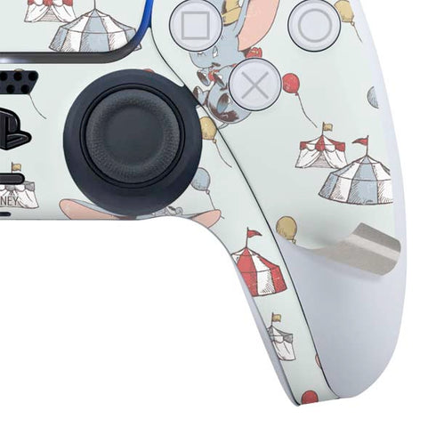 Disney Dumbo Vintage Pattern PS5 Controller Skin